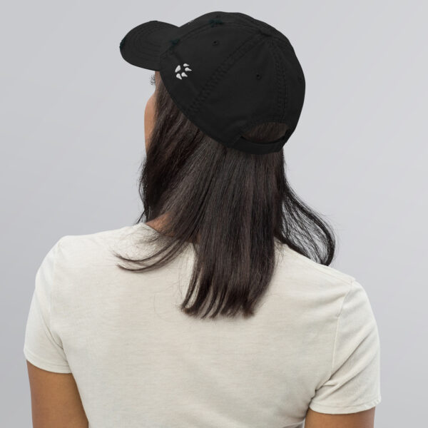 Distressed Dad Hat Black Left Back 64cd5dc20202a.jpg